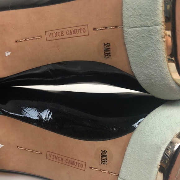 Vince Camuto Black Patent Leather Platform Heels Size 5.5 - Picture 5 of 8